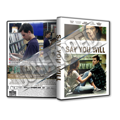 Say You Will - 2018 Türkçe dvd cover Tasarımı